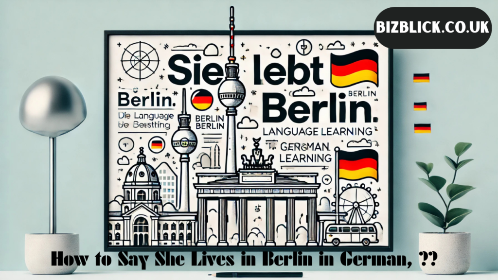 How to Say She Lives in Berlin in German